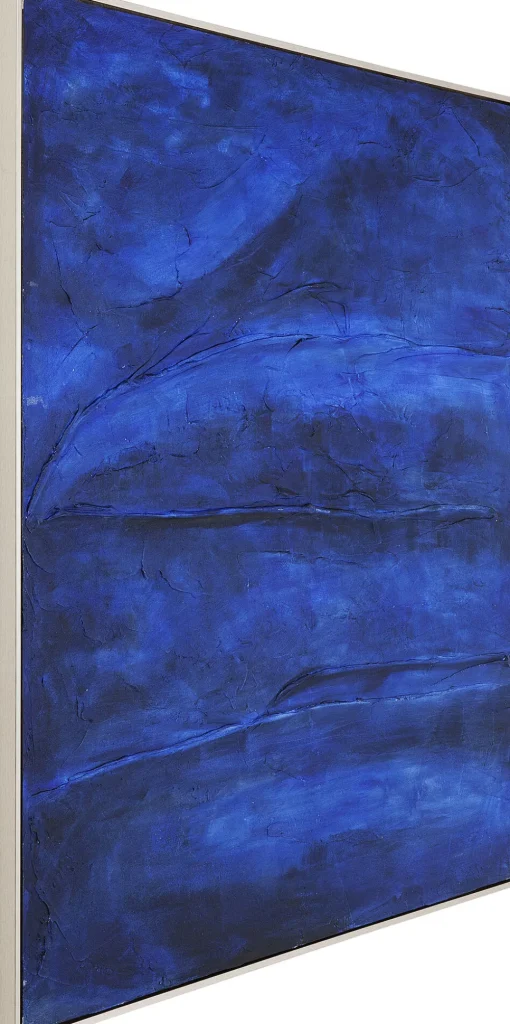 KARE Design Acrylschilderij Abstract Deep Blauw 155x155cm