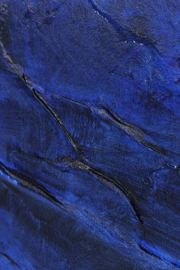 KARE Design Acrylschilderij Abstract Deep Blauw 155x155cm