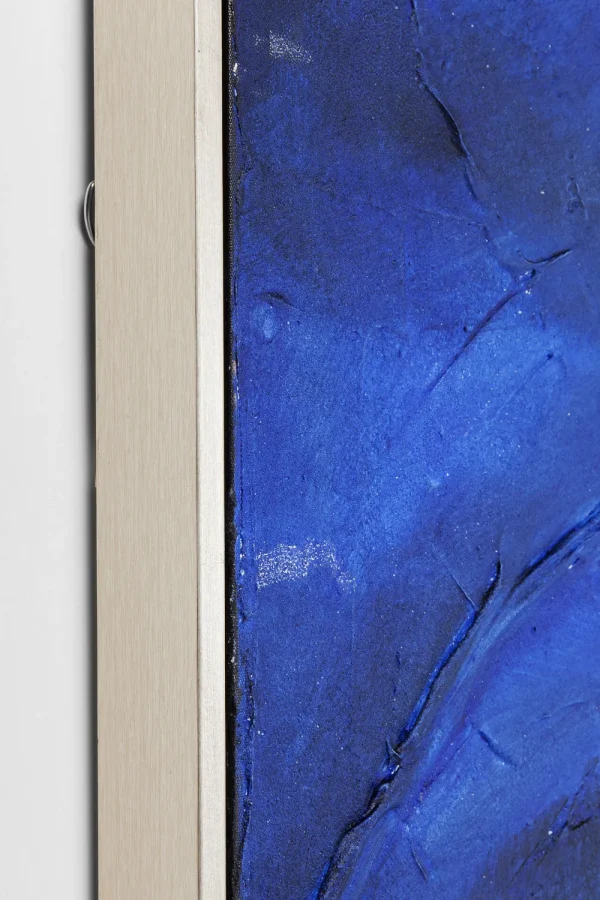 KARE Design Acrylschilderij Abstract Deep Blauw 155x155cm