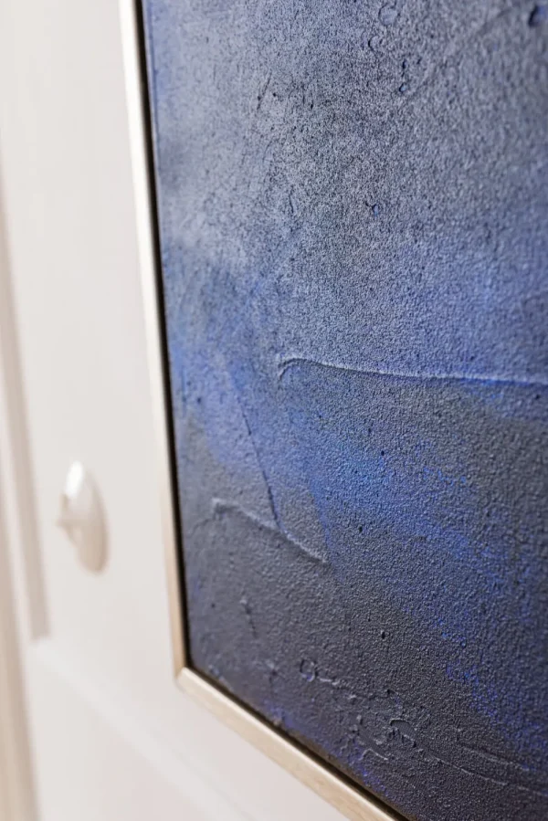 KARE Design Acrylschilderij Abstract Deep Blauw 155x155cm