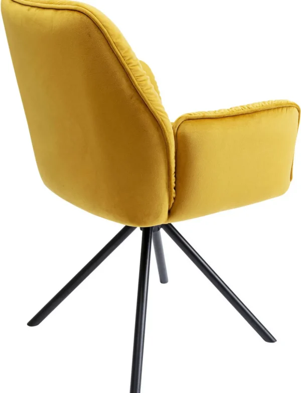 KARE Design Armleunstoel Mila Geel