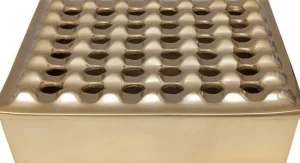 KARE Design Asbak Soho Square Brass 25x25cm