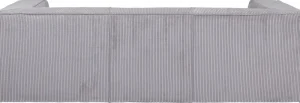 KARE Design Bank Cubetto Cord 3-zits Light Grey 220cm
