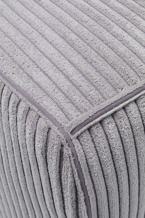 KARE Design Bank Cubetto Cord 3-zits Light Grey 220cm