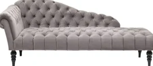 KARE Design Bank Desire Fluweel Zilvergrijs