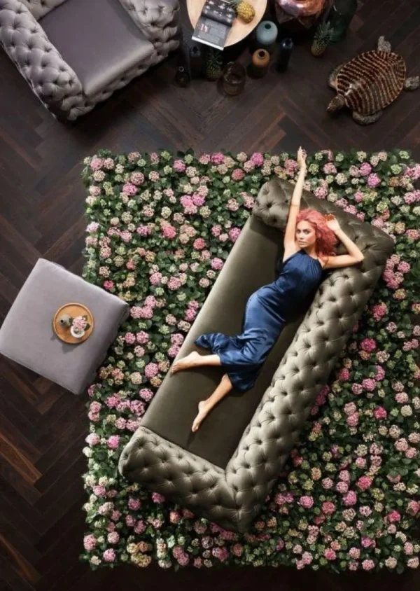 KARE Design Bank Desire 3-Zits Kaki