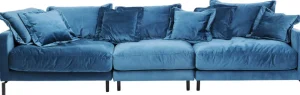 KARE Design Bank Element Lullaby Petrol-Blauw