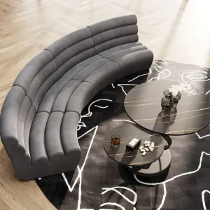 KARE Design Bank Element Wave Grey