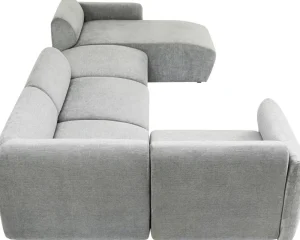 KARE Design Bank Living Landscape 2 Lucca Grey Right 328cm