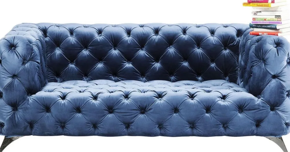 bank_look_zits_fluweel_blauw_2.webp KARE Design Bank Look 2-Zits Fluweel Blauw