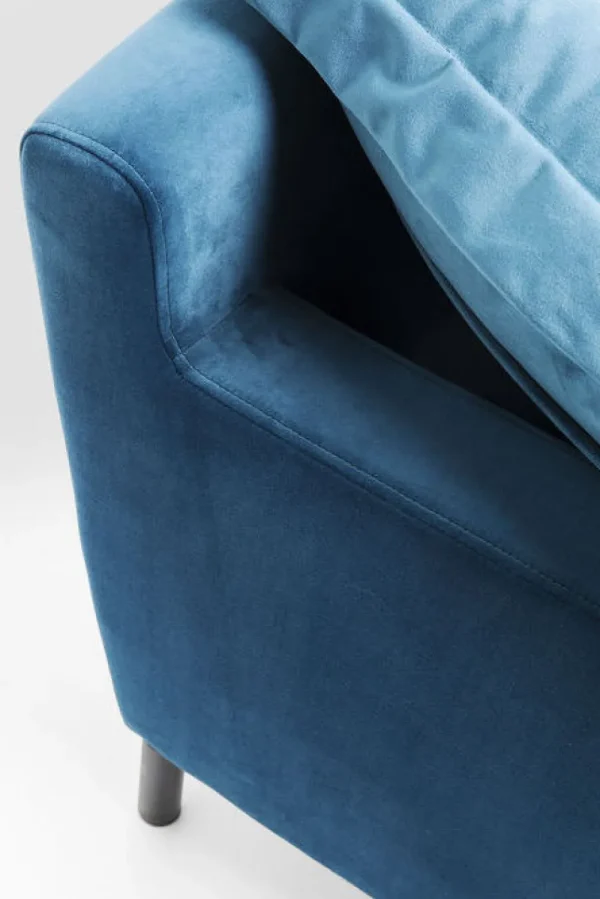 KARE Design Bank Lullaby 3-Zits Petrol-Blauw