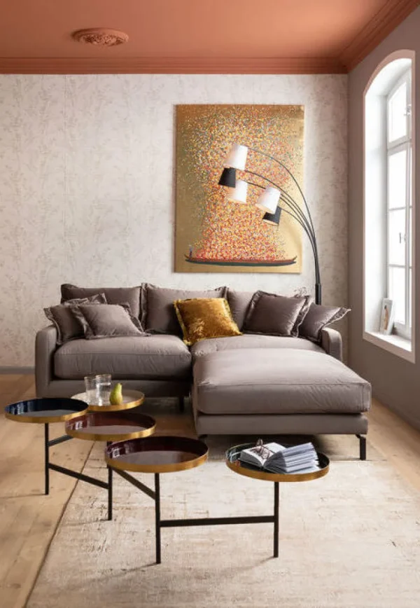 KARE Design Bank Lullaby 2-Zits Taupe