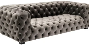 KARE Design Bank Metropol 3-Zits Grijs 238cm