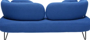KARE Design Bank Peppo 2-Seater Blue 182cm