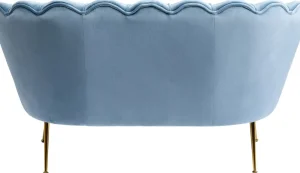 KARE Design Bank Water Lily 2-Zits Aqua 132cm