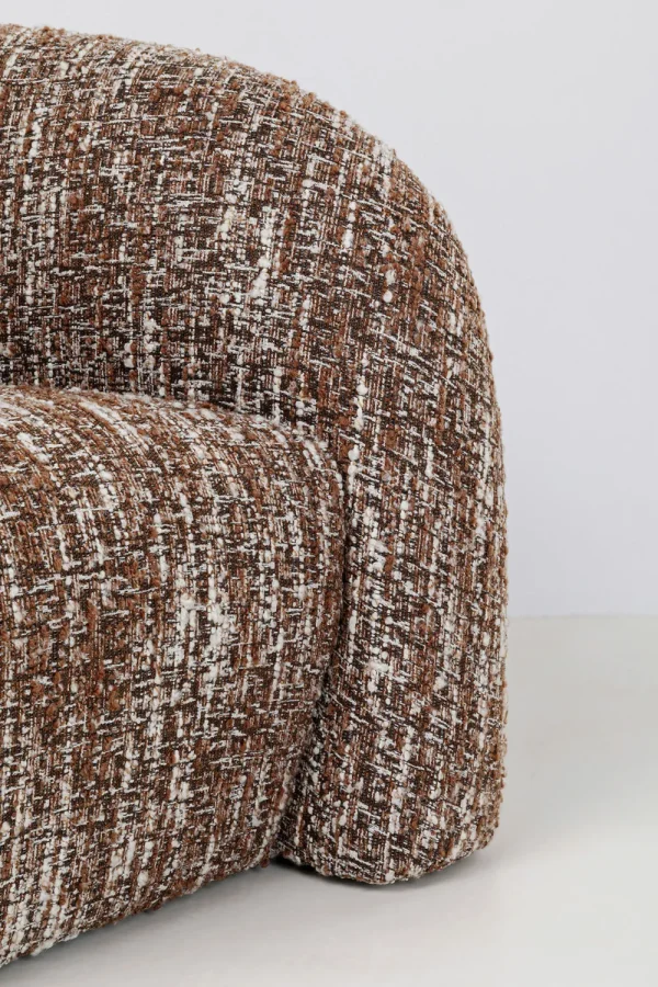 KARE Design Bank 2-zits Livia Melange Brown 201cm