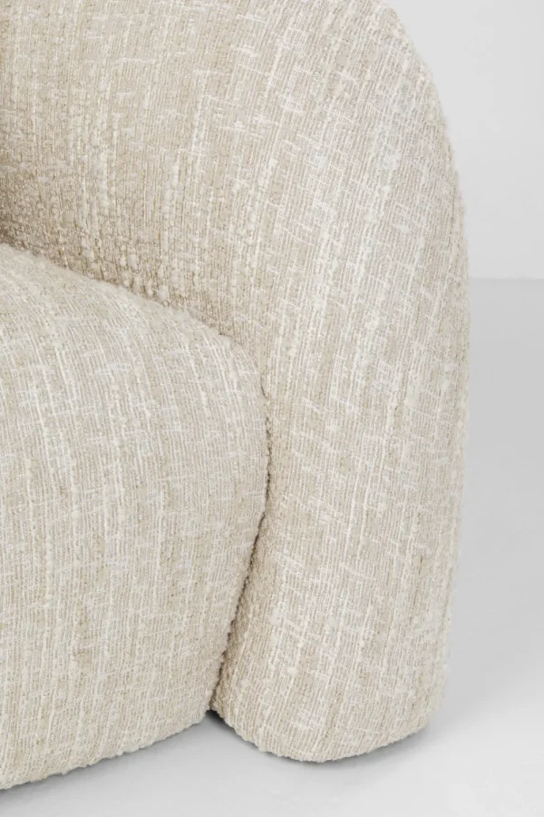 KARE Design Bank 2-zits Livia Melange Cream 201cm