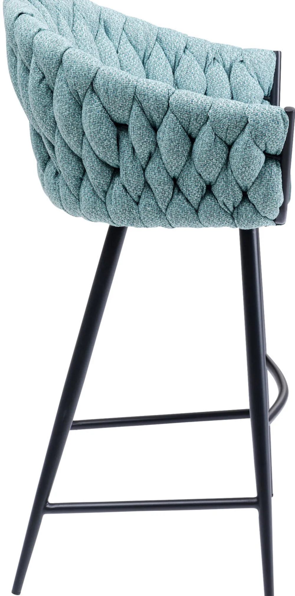 barkruk_knot_petrolblauw_2.webp KARE Design Barkruk Knot Petrol-Blauw