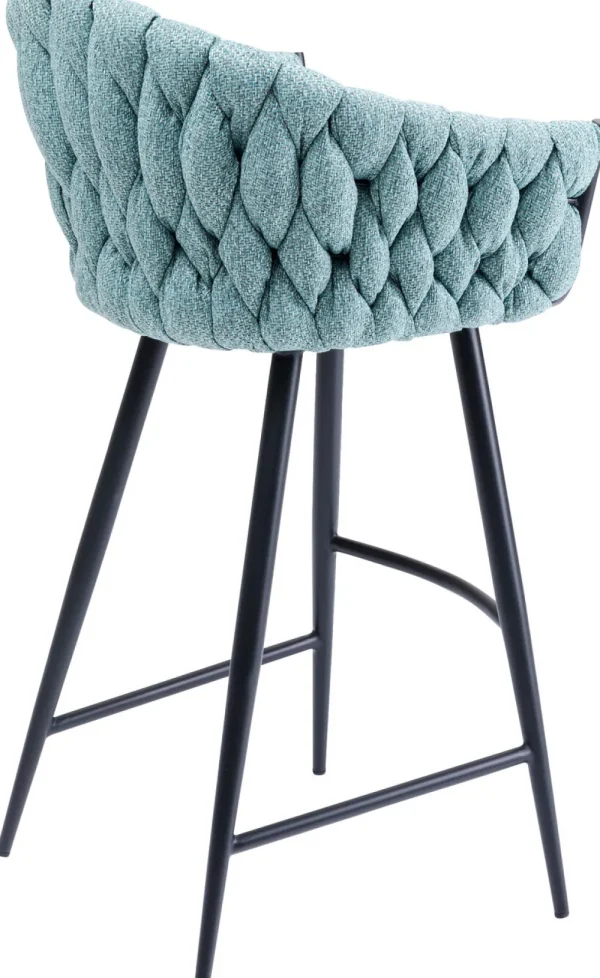 KARE Design Barkruk Knot Petrol-Blauw