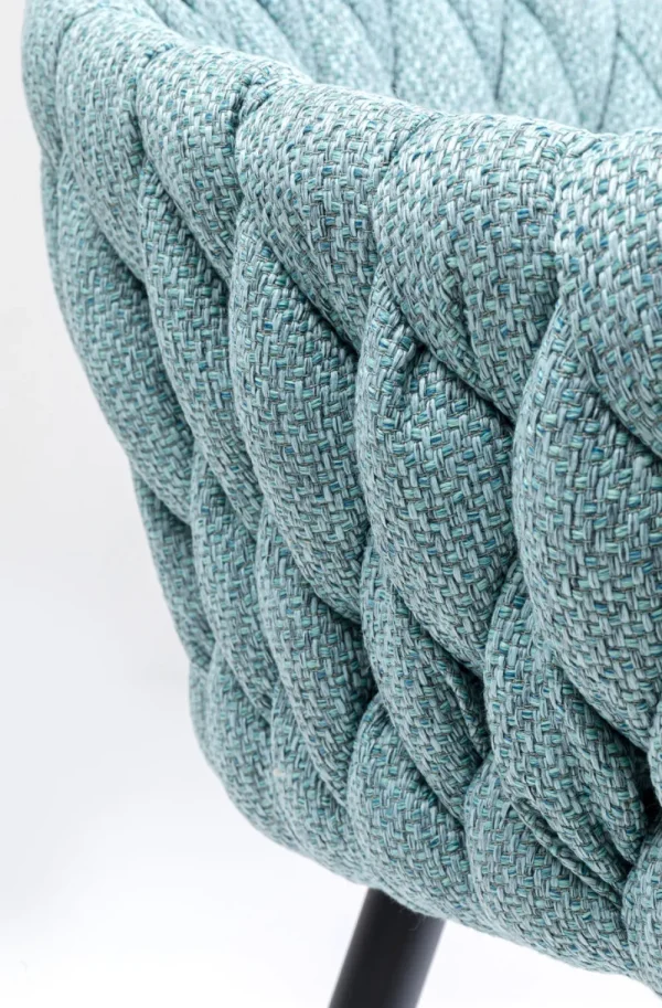 KARE Design Barkruk Knot Petrol-Blauw