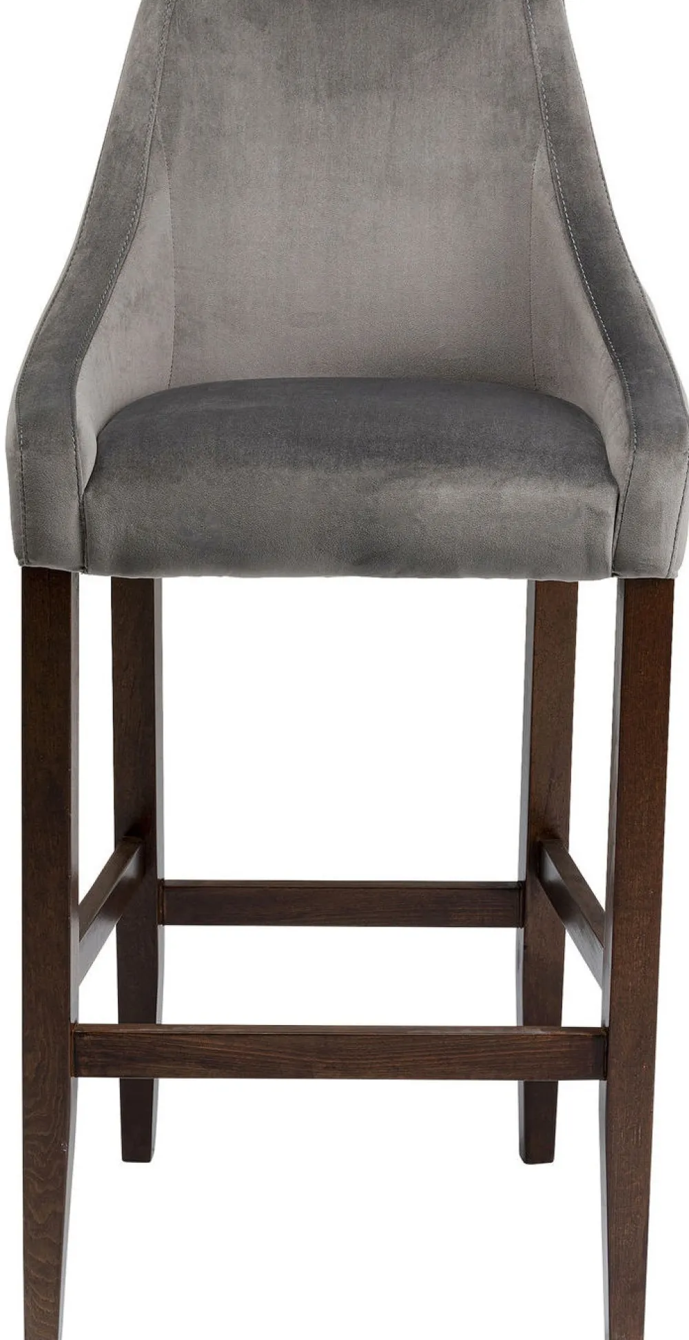 barkruk_mode_fluweel_grijs_0.webp KARE Design Barkruk Mode Fluweel Grijs