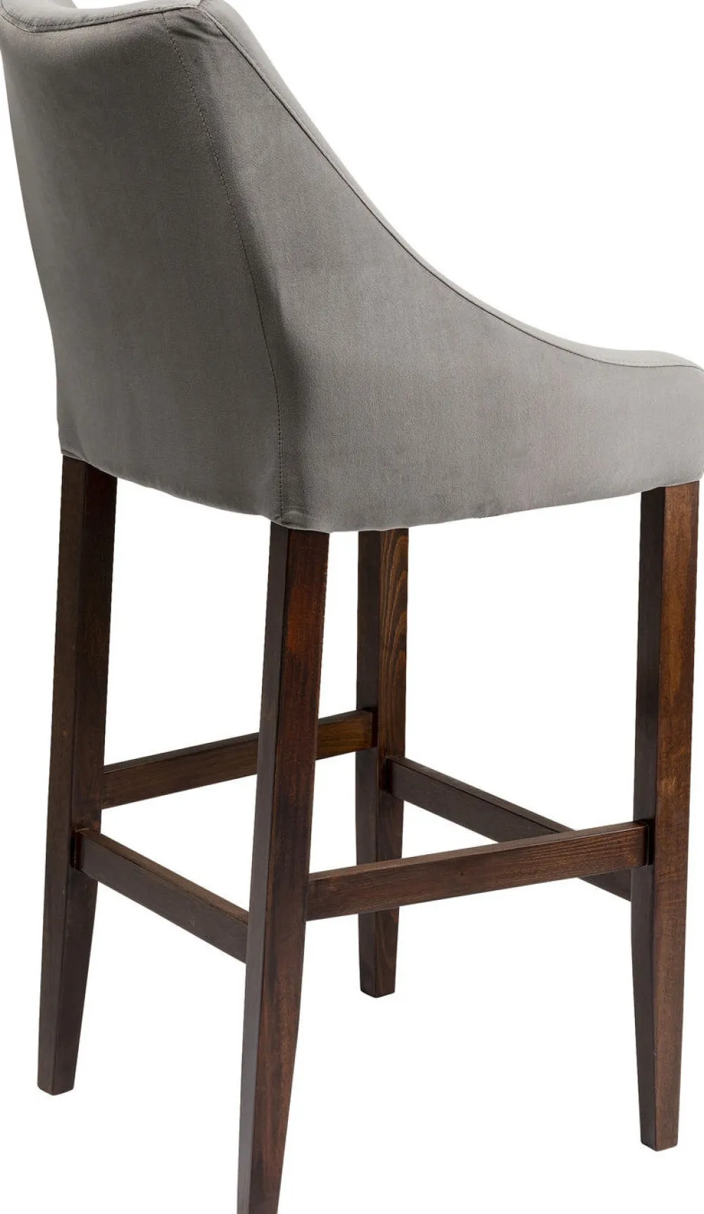 barkruk_mode_fluweel_grijs_2.webp KARE Design Barkruk Mode Fluweel Grijs