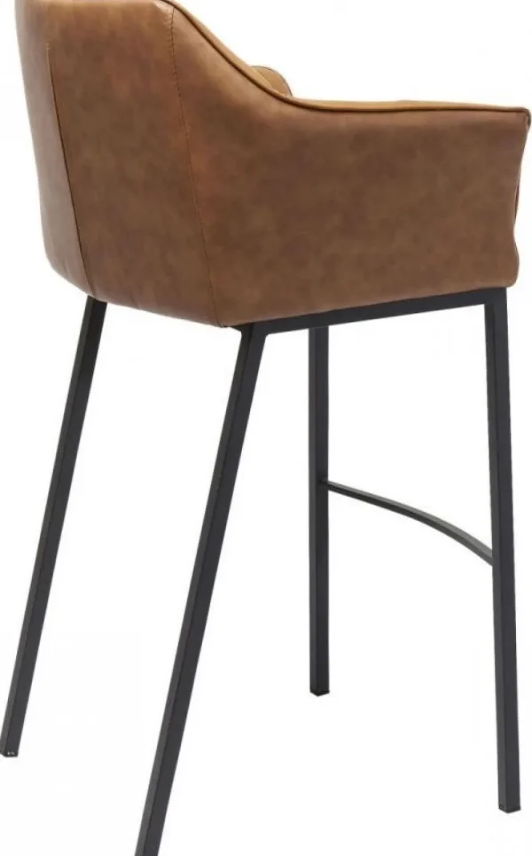 KARE Design Barkruk Thinktank Vier Poten Bruin