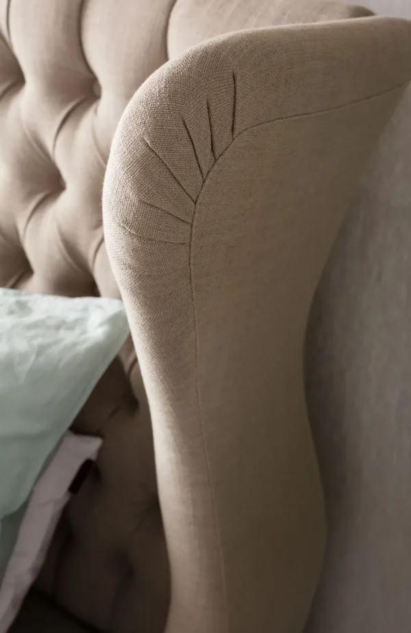 KARE Design Bed City Spirit Linnen Natuurlijk 180x200cm