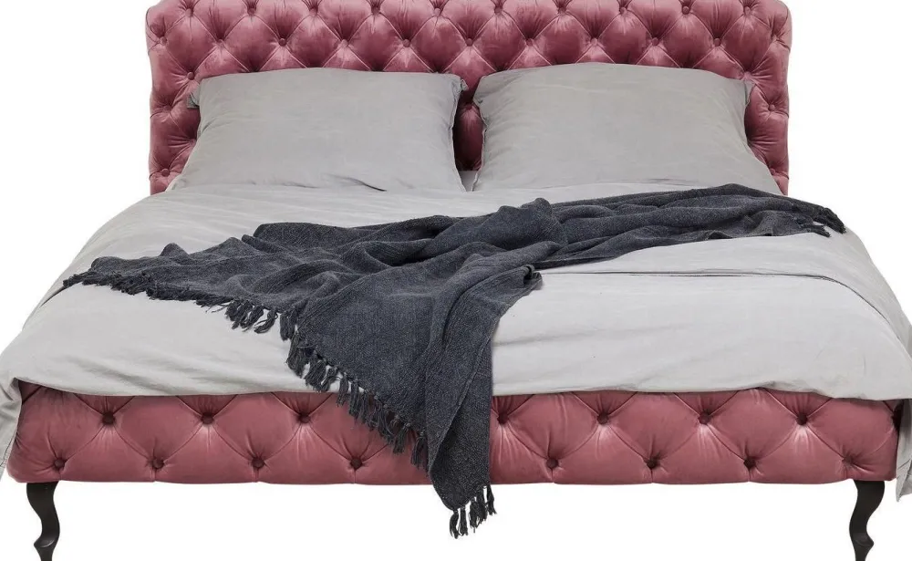 bed_desire_fluweel_roze_xcm_1.webp KARE Design Bed Desire Fluweel Roze 160x200cm