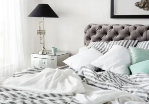 KARE Design Bed Desire Fluweel Zilvergrijs 160x200cm