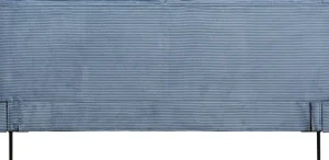 KARE Design Bed East Side Cord Blue 180x200cm