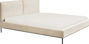 KARE Design Bed East Side Cord Creme 160x200cm
