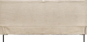 KARE Design Bed East Side Cord Creme 160x200cm