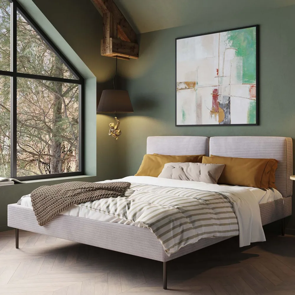 bed_east_side_cord_grey_xcm_0.webp KARE Design Bed East Side Cord Grey 160x200cm