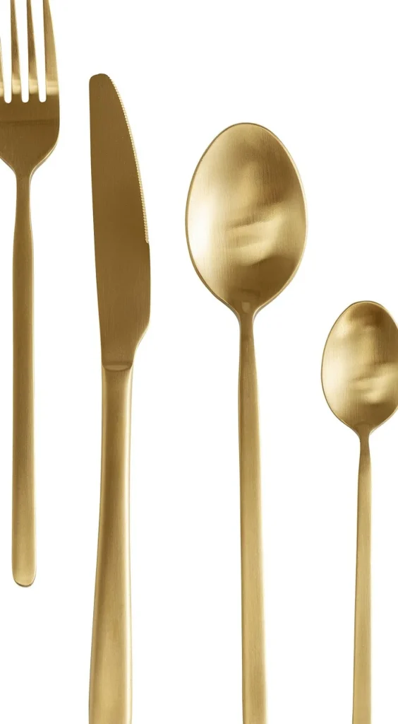 KARE Design Bestek Gloria Mat Goud (16 Stuks)