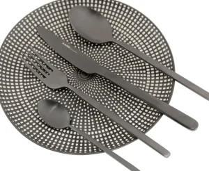 KARE Design Bestek Gloria Mat Zwart (16 Stuks)