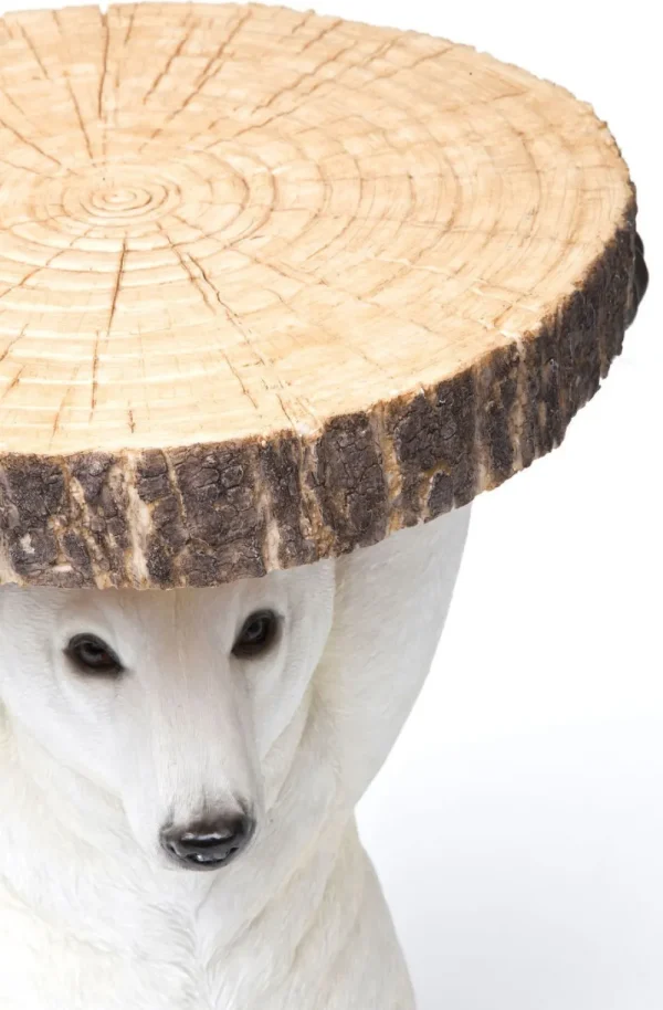 KARE Design Bijzettafel Animal IJsbeer Ø37cm