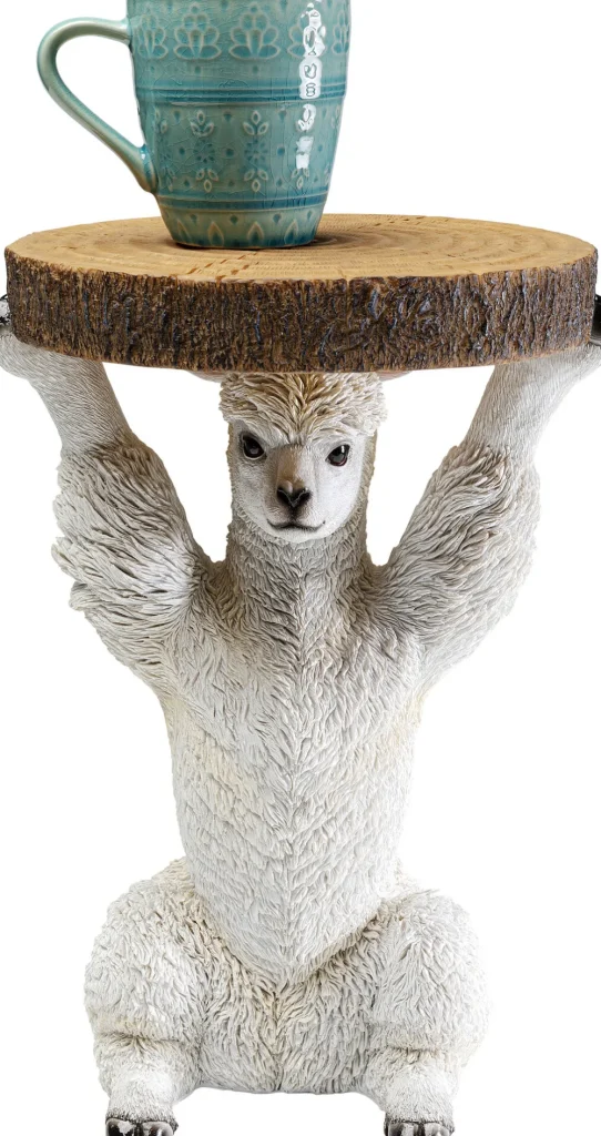 KARE Design Bijzettafel Animal Lama 32cm