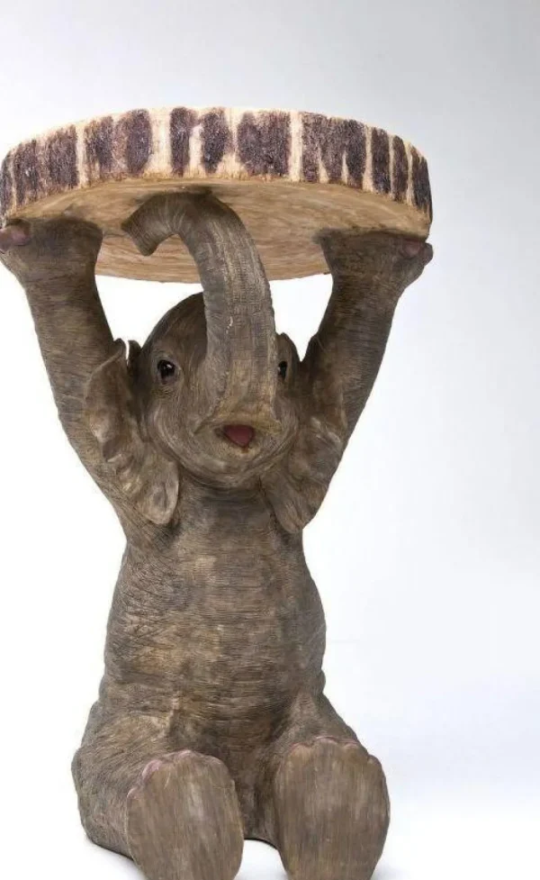 KARE Design Bijzettafel Animal Olifant Ø35cm