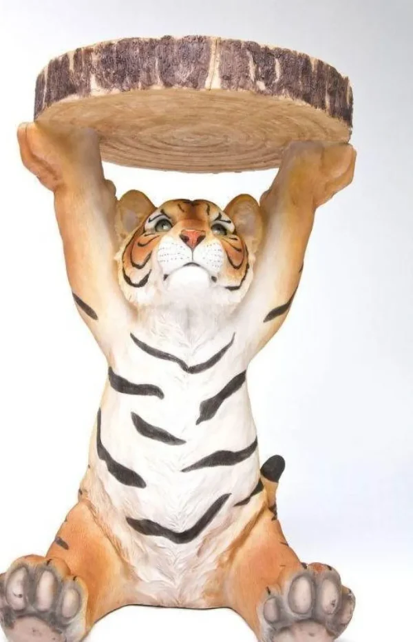 KARE Design Bijzettafel Animal Tijger Ø35cm