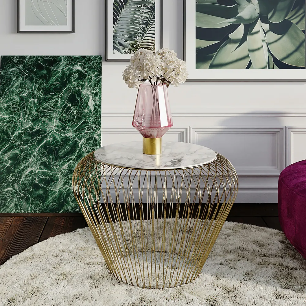 bijzettafel_beam_grijs_marmeren_messing_cm_0.webp KARE Design Bijzettafel Beam Grijs Marmeren Messing Ø43cm