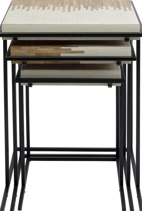 KARE Design Bijzettafel Bora Bora (3/set)