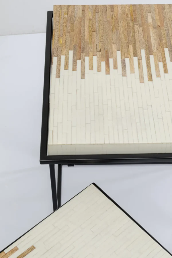 KARE Design Bijzettafel Bora Bora (3/set)