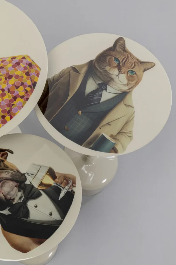 KARE Design Bijzettafel Business Animal (3/set)
