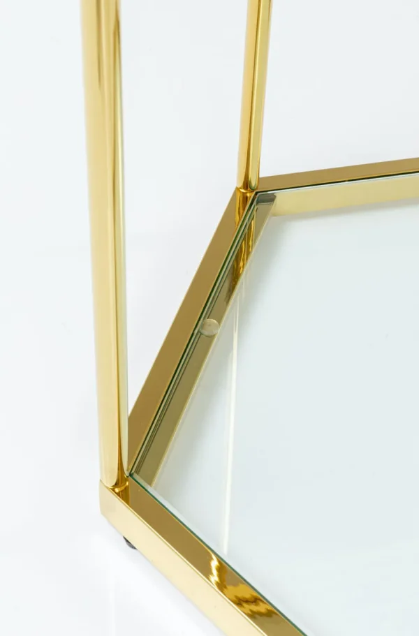 KARE Design Bijzettafel Comb Goud 55cm