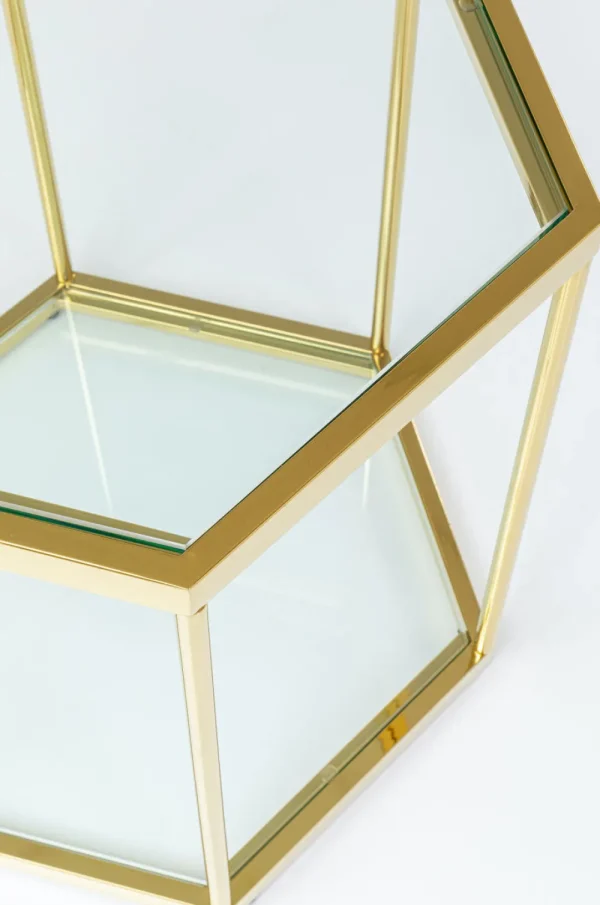 KARE Design Bijzettafel Comb Goud 55cm