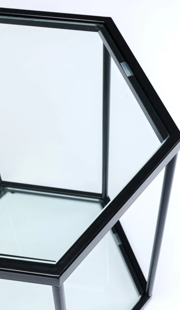 KARE Design Bijzettafel Comb Zwart 55cm