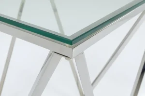 KARE Design Bijzettafel Cristallo 50x50