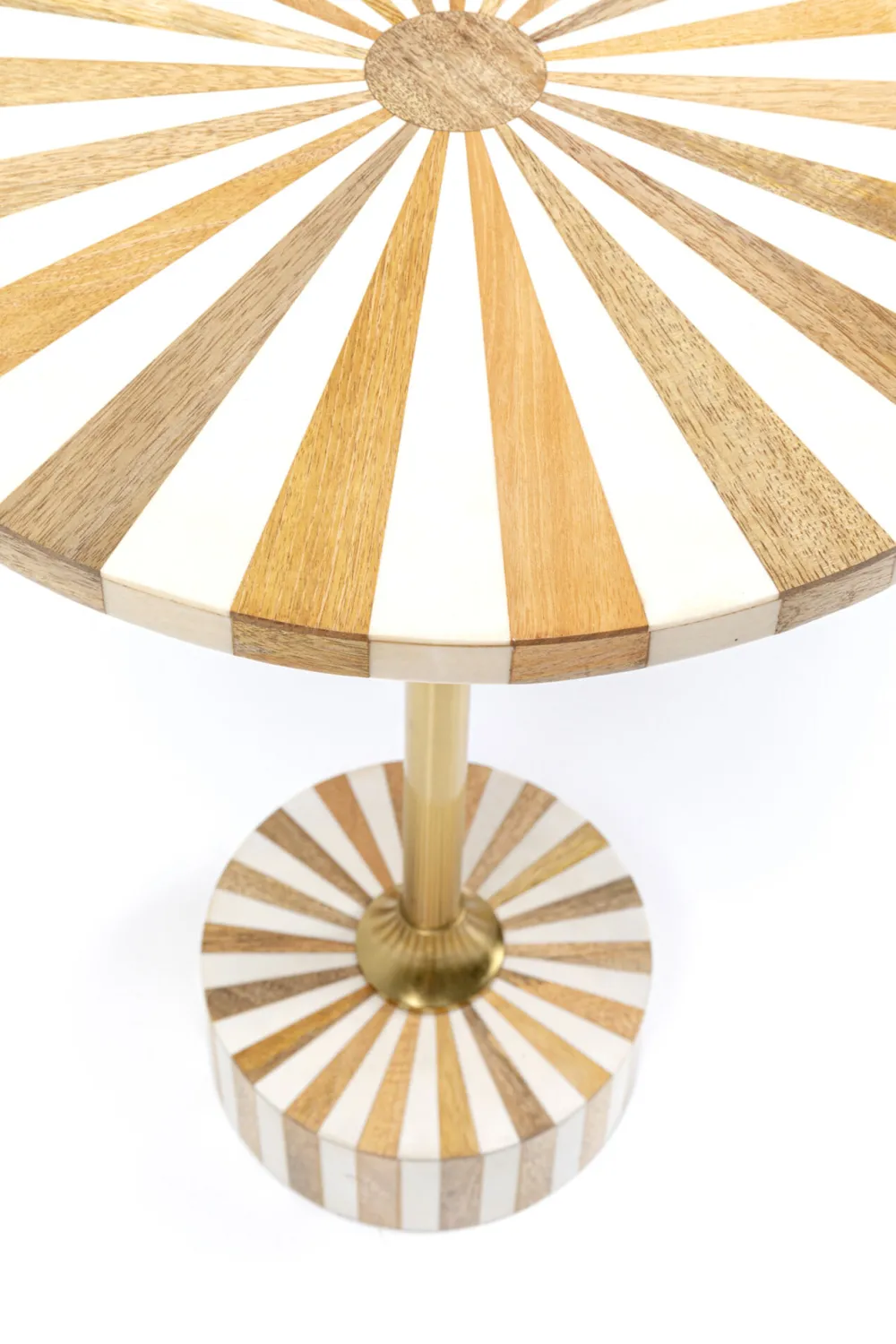 bijzettafel_domero_cirque_gold_white_cm_4.webp KARE Design Bijzettafel Domero Cirque Gold White Ø40cm