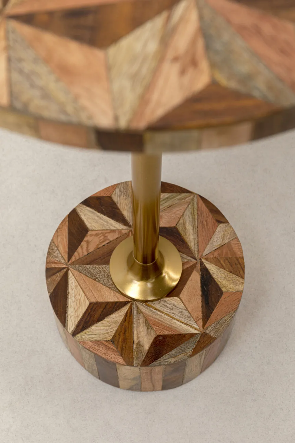 bijzettafel_domero_geo_brown_cm_2.webp KARE Design Bijzettafel Domero Geo Brown Ø25cm